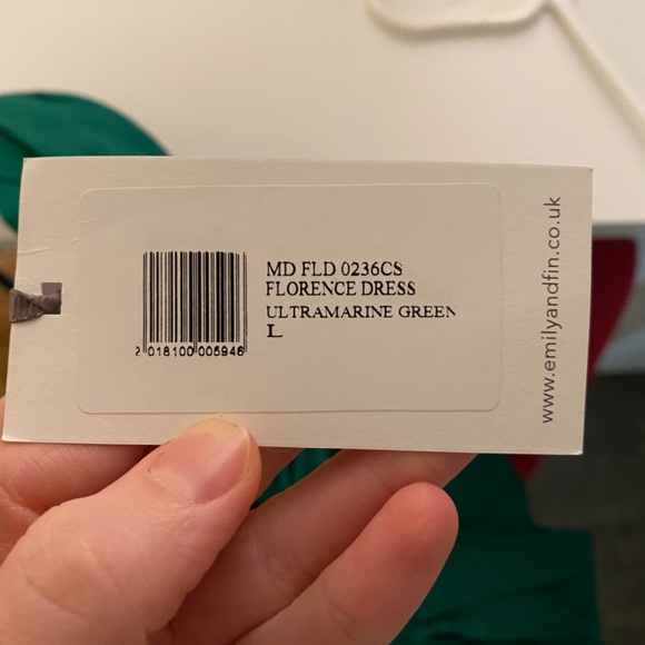 Ultramarine Green Party Dress never worn - Picture 2 of 4